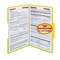 Smead Folders, 2 Fasteners, 1/3 AST Tab Cut, Legal, 50/BX, Yellow PK SMD17940 - alternate 1